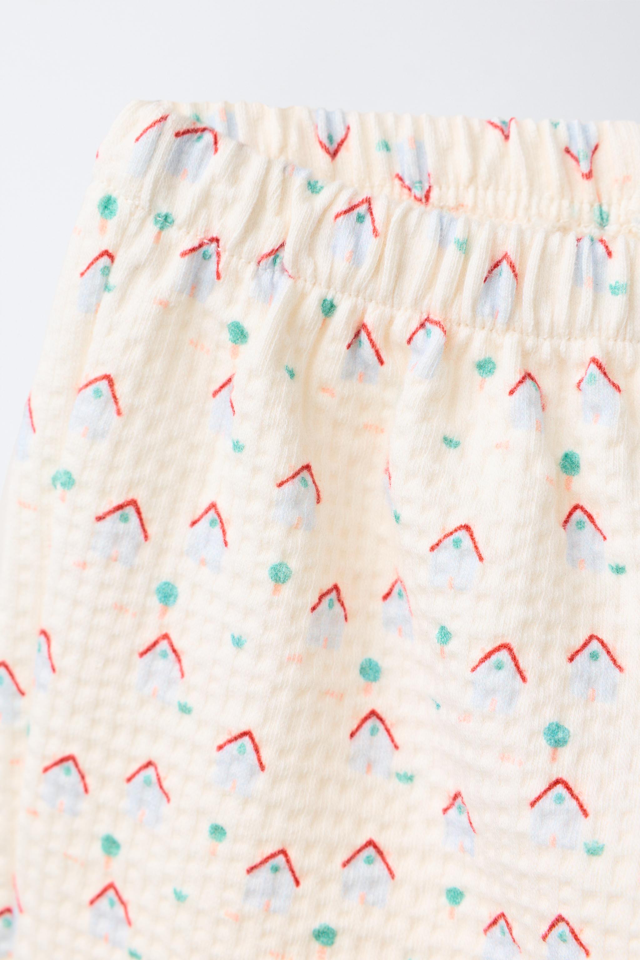 PANTALON BAGGY IMPRIMÉ PETITES MAISONS